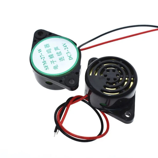 12V Beep Tone 3v - 24v Continuous Sound ATMA6B27 Electronic Buzzer Alarm Peaceful Pleasures Health and Wellness