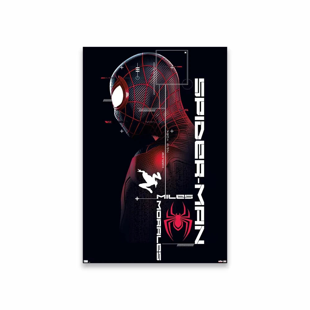Spider Man Comics Poster Superhero Cartoon Movie Art Canvas Painting The Amazing Spider Man Prints Bedroom Decoration Peaceful Pleasures Health and Wellness
