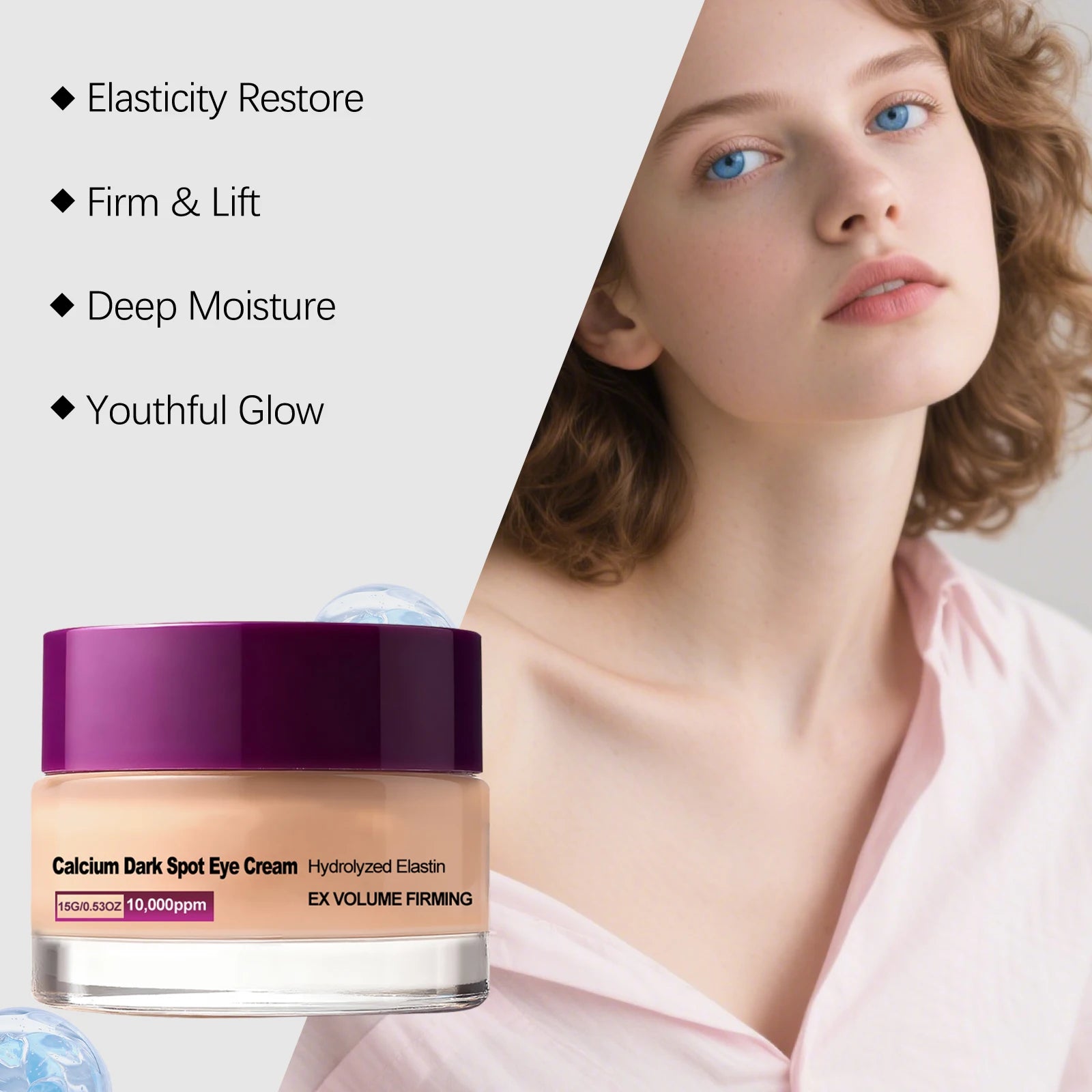 Calcium Eye Cream – Anti-Aging, Dark Circles & Puffiness Peaceful Pleasures Health and Wellness