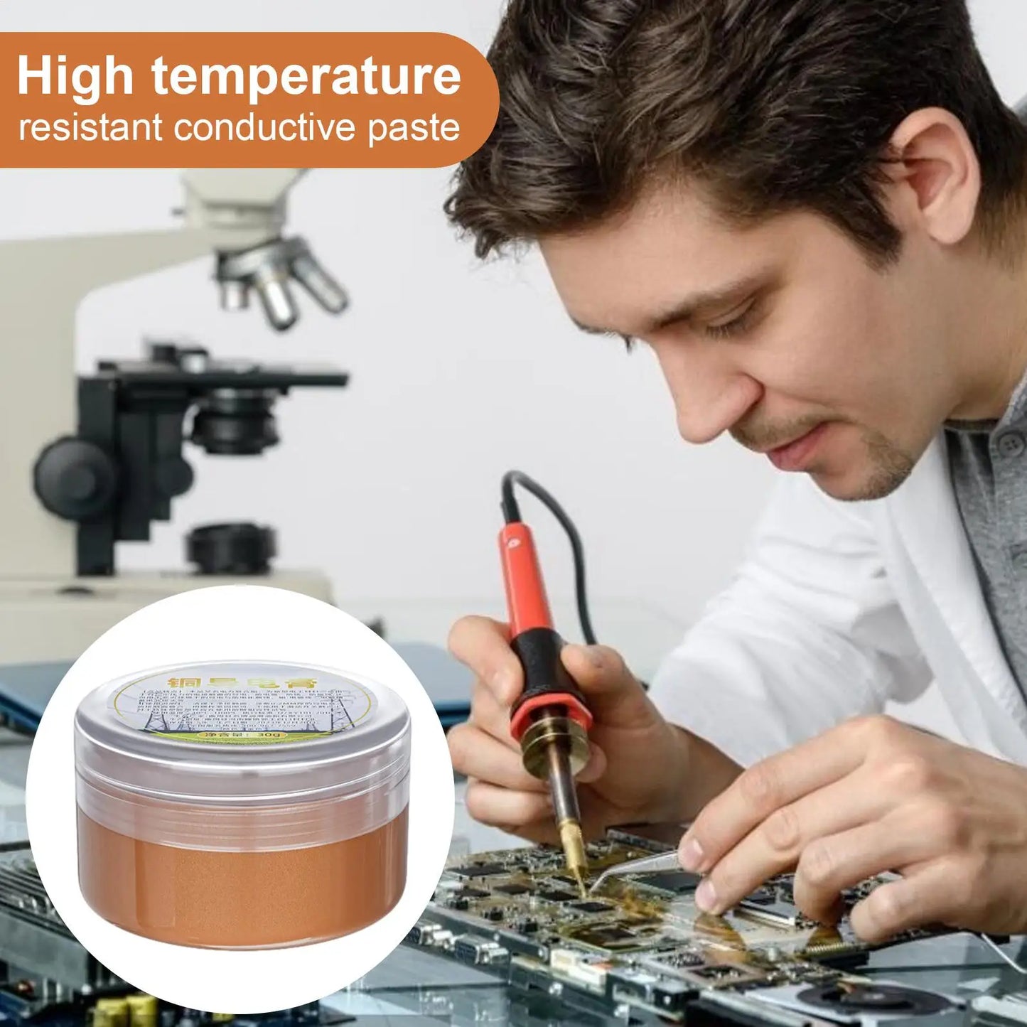 Copper Conductive Grease Paste | Anti-Corrosion Electrical Contact Conductive Grease Paste Peaceful Pleasures Health and Wellness