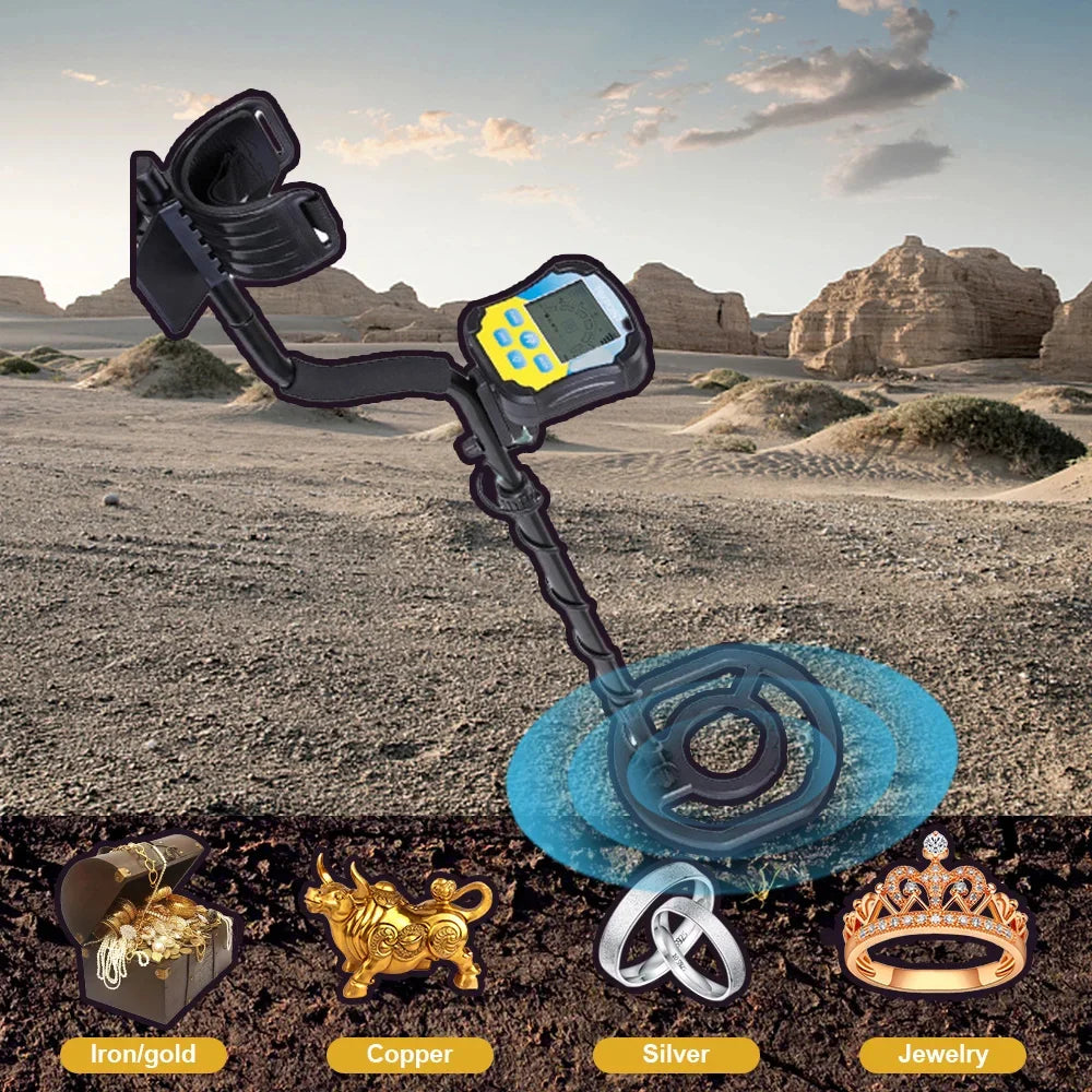 MD8030 Underground Metal Detector High Sensitivity Metal Depth Hunter Gold Digger Treasure Hunter 2.5m Waterproof Search Coil Peaceful Pleasures Health and Wellness