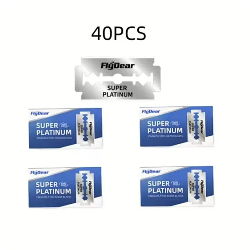 XMSJ Double Edge Safety Razor Blades – 10 Pack Stainless Steel