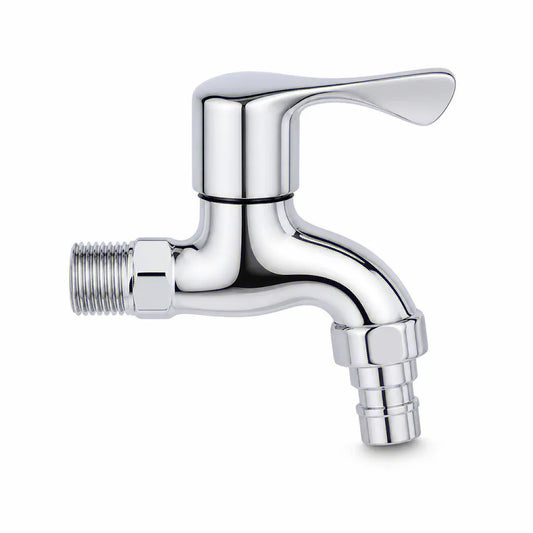 Wall-Mounted Garden Faucet G1/2 | Ceramic Valve, Stainless Steel Garden Wall Faucet Peaceful Pleasures Health and Wellness Default Title