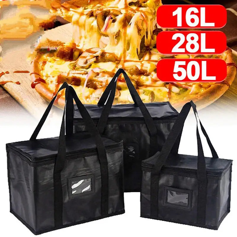 Large Insulated Lunch Bag with Aluminum Foil Waterproof Material Thermal Cooler Tote for Food Delivery and Picnics Peaceful Pleasures Health and Wellness