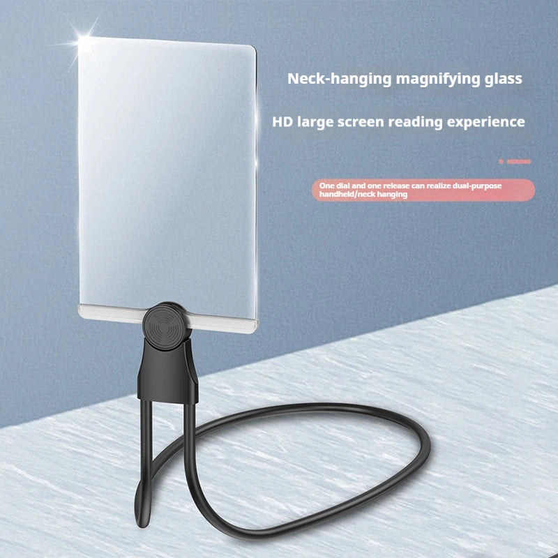 Hanging Neck Magnifying Glass Square 180X120 High-Quality Acrylic Whole Page Reading and Reading Peaceful Pleasures Health and Wellness