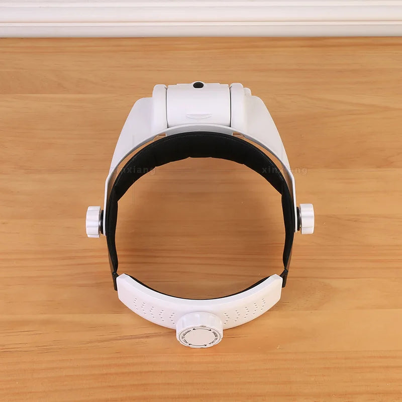 Head Wearing Magnifier Jewellery Magnifier Eye Loupe Watchmaker Repair Tool Helmet Magnifying Glasses Peaceful Pleasures Health and Wellness