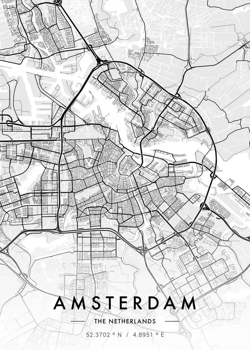 Paris & New York City Map Canvas Wall Art – Black & White Canvas Wall Art Peaceful Pleasures Health and Wellness D 20x30cm