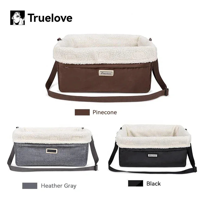 Truelove Dog Car Seat Bed Foldable Washable Pet Booster Seat for Small Dogs Cats Travel Carrier for Small Dogs Cats TLX7971 Peaceful Pleasures Health and Wellness