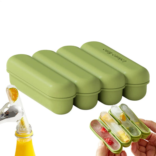 Silicone Ice Stick Tray Long Icecube Maker Easy Release Ice Stick Mold For Water Bottles, Whisky Cocktail Juice, Home Pool Peaceful Pleasures Health and Wellness