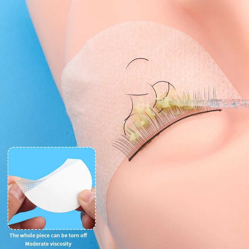 40/50Pcs Disposable Cotton Eyelashes Patch Sticker For Removing False Lash Eye Pads Patch Eyelash Extension Pad Women Makeup Peaceful Pleasures Health and Wellness