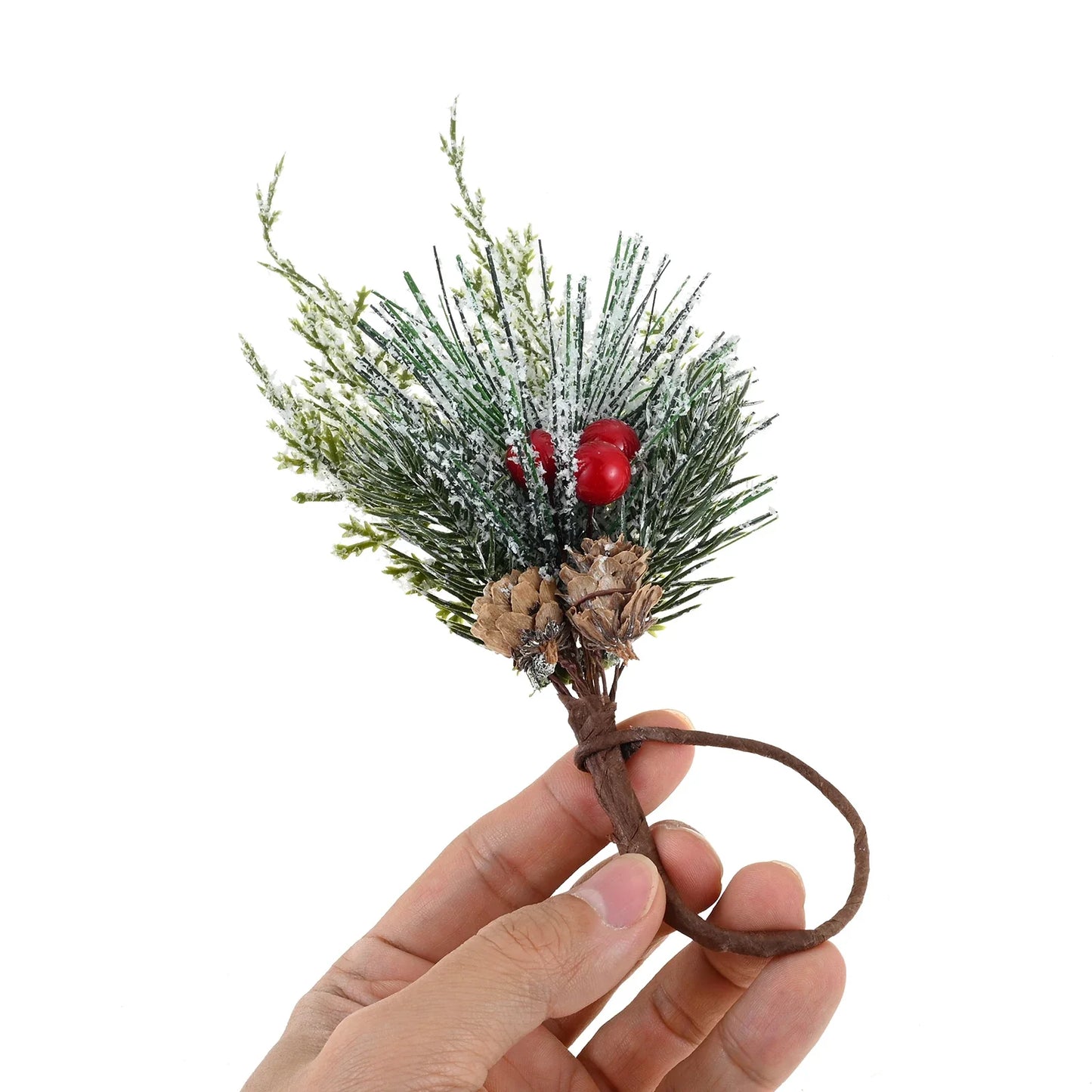 6-Pack Cedar Red Berry Christmas Napkin Rings | Holiday Decor