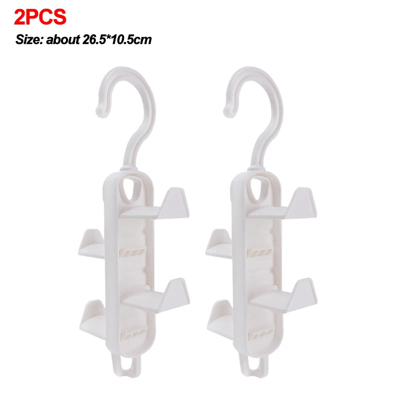 2/1Pcs Purse Hanger Closet Organizer Hooks Multi-purpose Clothes Scarf Bag Hat Hanging Rack Space Saving Wardrobe Storage Hanger Peaceful Pleasures Health and Wellness 2Pcs