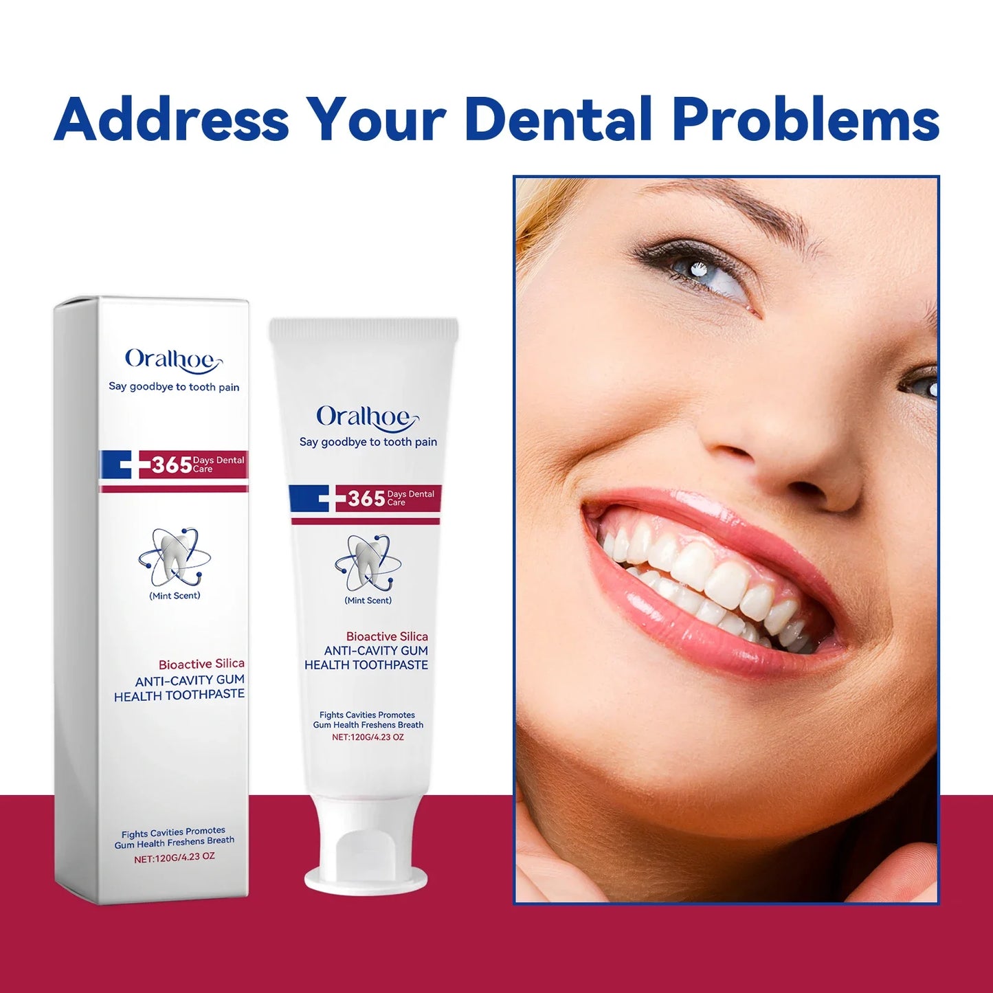 Oralhoe Whitening Probiotic Toothpaste | Enamel Care 120g