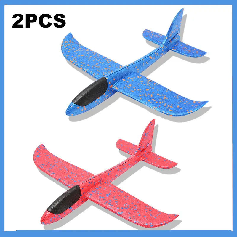 35cm Hand Launch Foam Glider Airplane – Kids Outdoor Toy