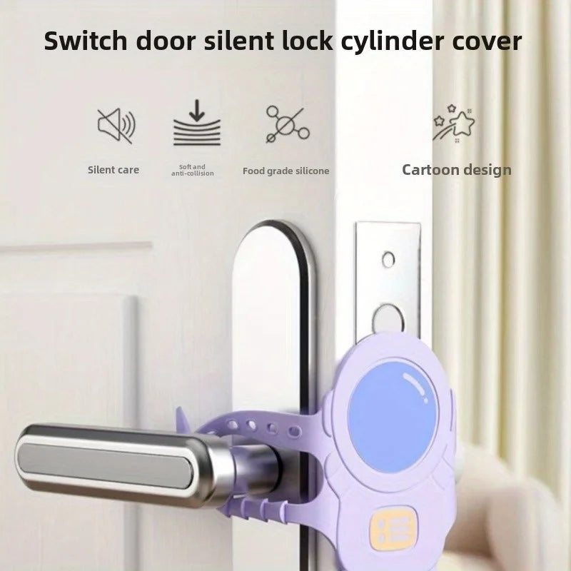 Prevent Door From Slamming Door Silencer Door Latch Cover Quiet Close Pads To Reduce Slamming Noise for Baby Nursery Cushion New Peaceful Pleasures Health and Wellness