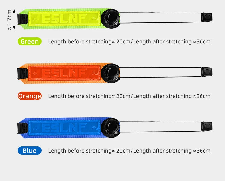 Reflective Cycling Ankle Strap – Adjustable Night Safety Band Cycling Ankle Strap Peaceful Pleasures Health and Wellness