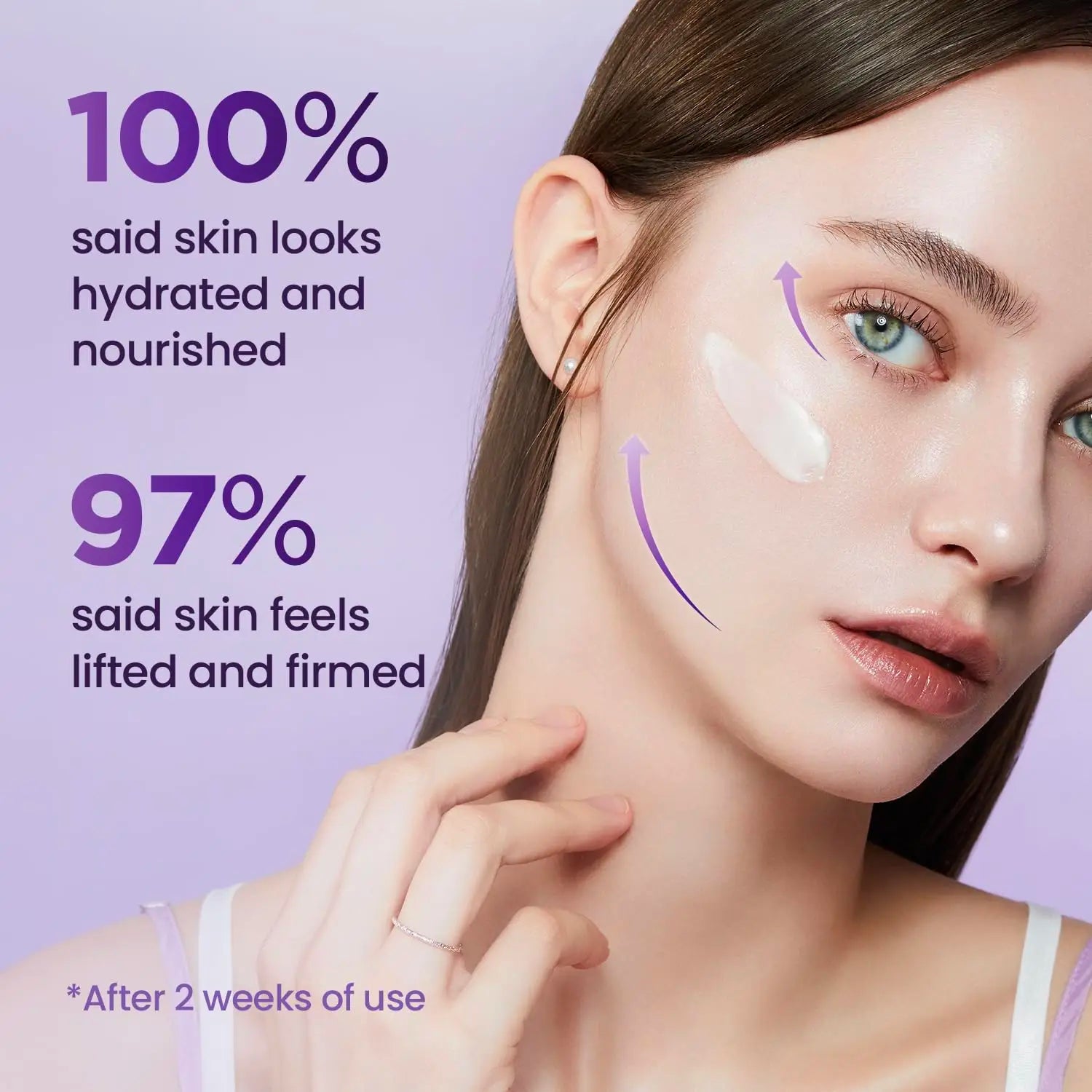 Polypeptide Anti-Wrinkle Firming Face Cream Deep Hydration Brighten Dull Skin Minimize Fine Lines Moisturizing Day Night Cream Peaceful Pleasures Health and Wellness