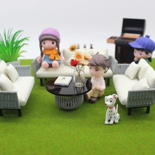 Miniature Sofa & Pillow – 1:20 1:25 1:30 Scale Dollhouse Furniture Dollhouse Miniature Furniture Peaceful Pleasures Health and Wellness U13F3TT406233-A-2 CN