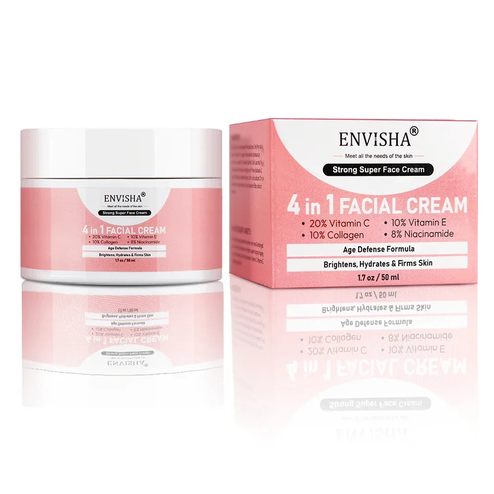 ENVISHA Collagen Face Cream – Niacinamide & Hyaluronic Acid Peaceful Pleasures Health and Wellness