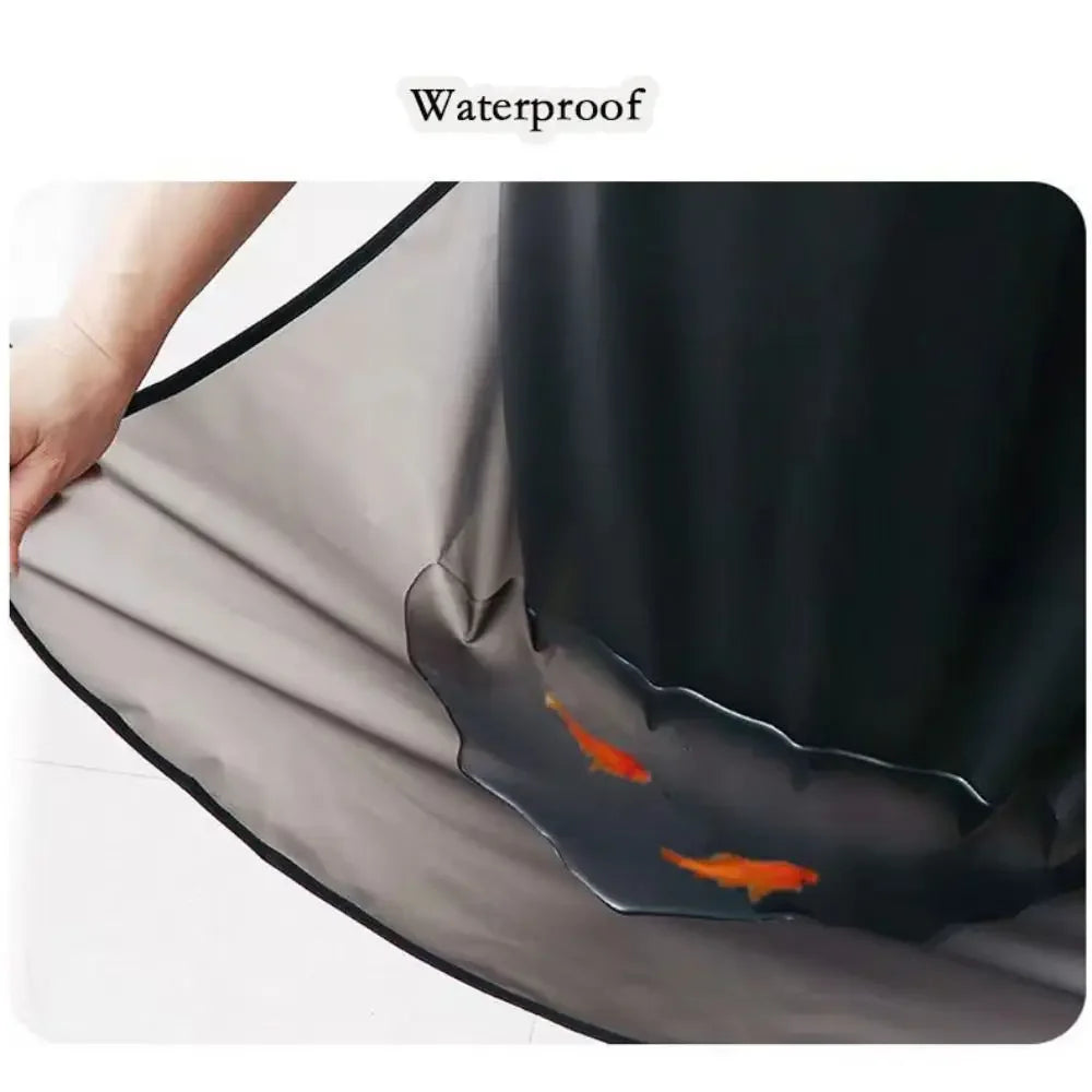 Transparent Black PVC Waterproof Kitchen Apron Oil Resistant Household Work Apron Dirt-Proof Cleaning Aprons for Practical Use Peaceful Pleasures Health and Wellness