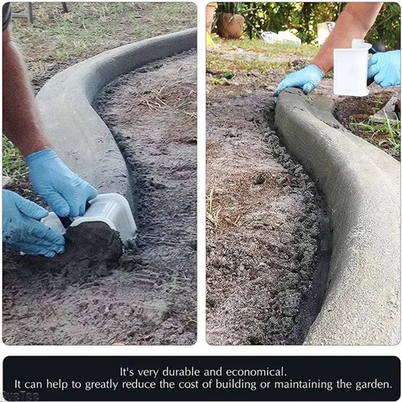Diy Modeling Soil Plaster Concrete Trowel Cement Spatula Shape Fixing Clip Mould Tool Garden Floor Landscape Edge Tool Parts Peaceful Pleasures Health and Wellness