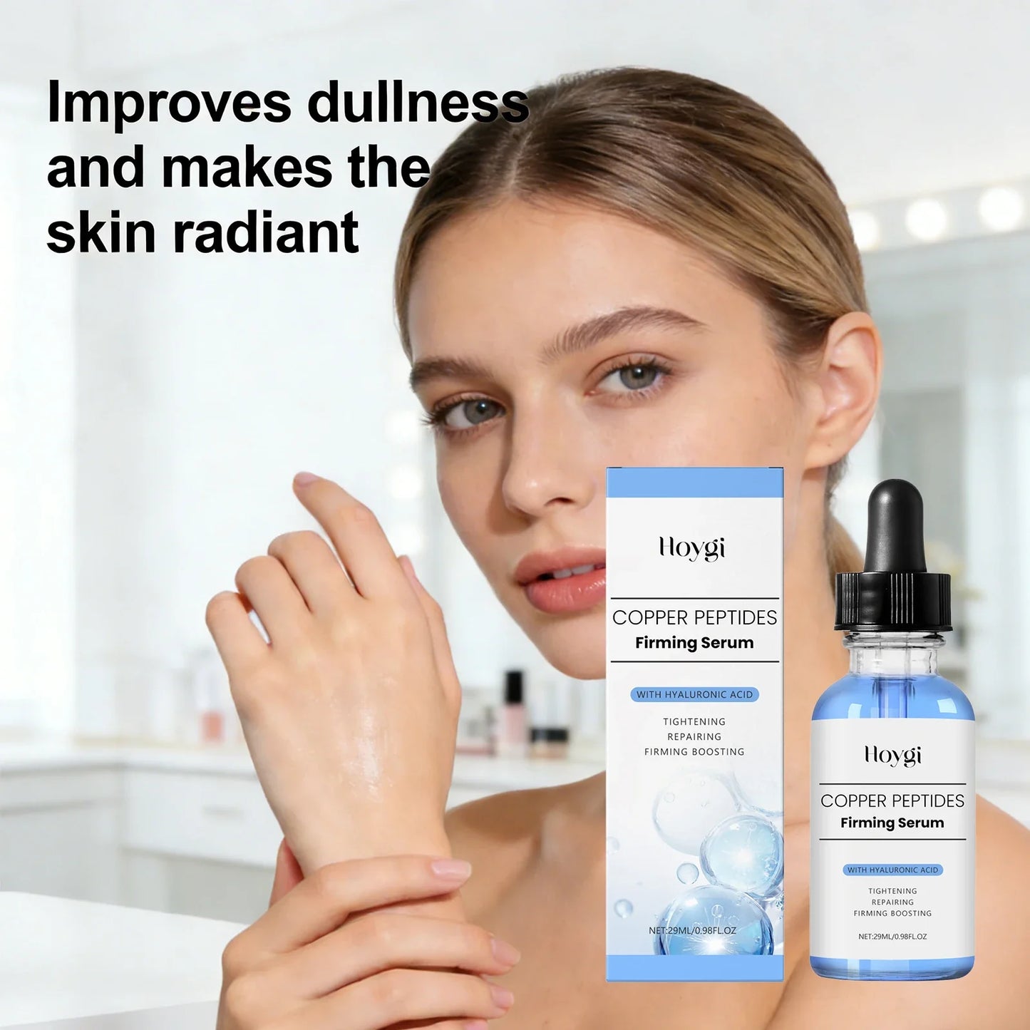 Hoygi Copper Peptides Face Serum – Firming & Anti-Aging 29ml