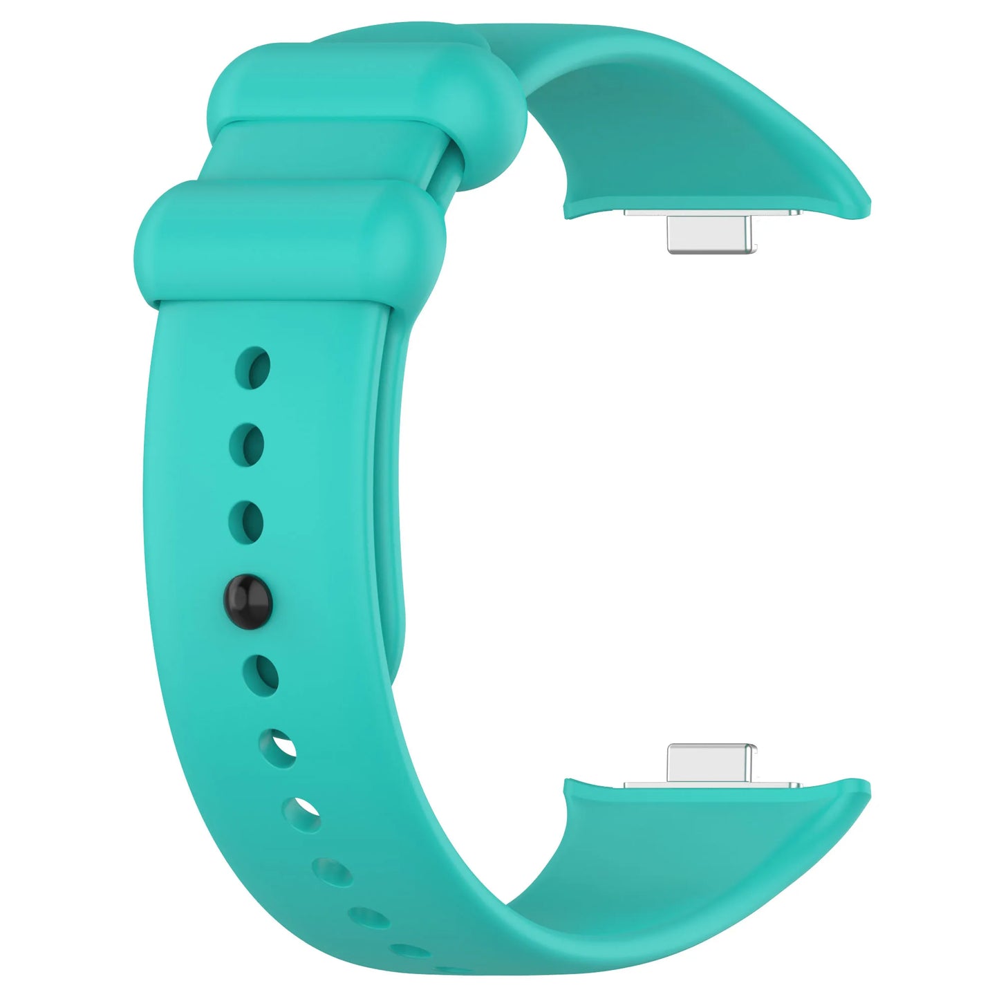 Silicone Band for Xiaomi Mi Band 8 Pro & Redmi Watch 5 Strap Peaceful Pleasures Health and Wellness Teal Green