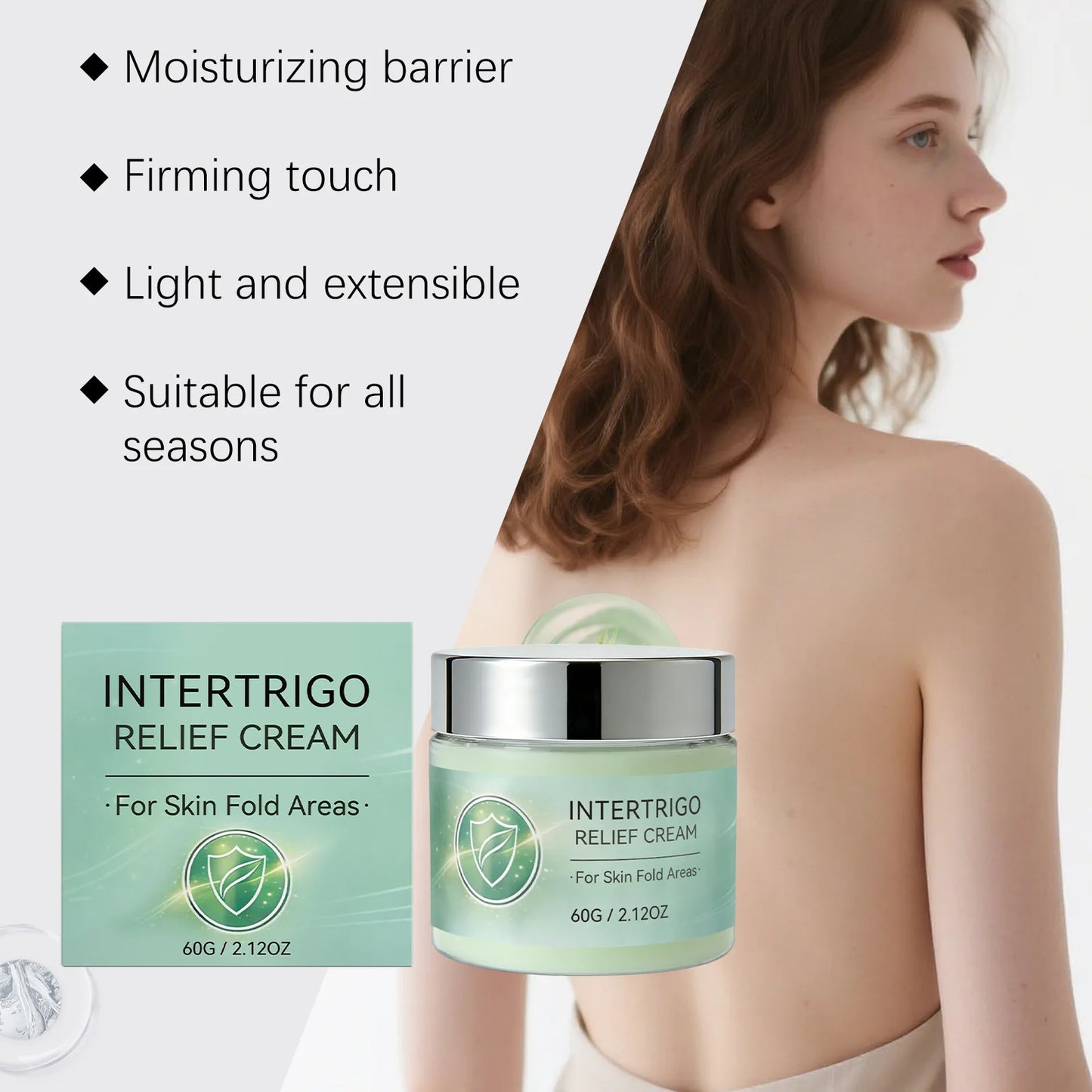 Intertrigo Relief Cream – Skin Barrier Repair & Deep Moisture