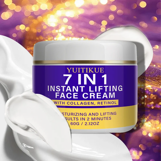 Yuitikue 7 in 1 Instant Lifting Face Cream, 60g Collagen & Retinol Moisturizer for Instant Lifting & Moisturizing Peaceful Pleasures Health and Wellness