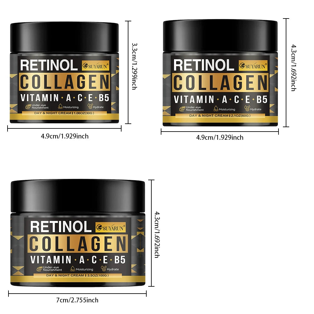 SUYARUN Retinol Moisturizing Cream, Rich in aloe vera leaf and tocopherol raw materials, universal skin care for men. Peaceful Pleasures Health and Wellness