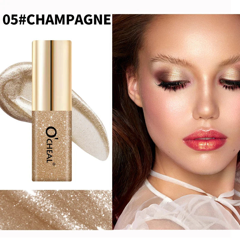 O'Cheal Glitter Liquid Eye Shadow – 7 Shades, Shimmer & Waterproof