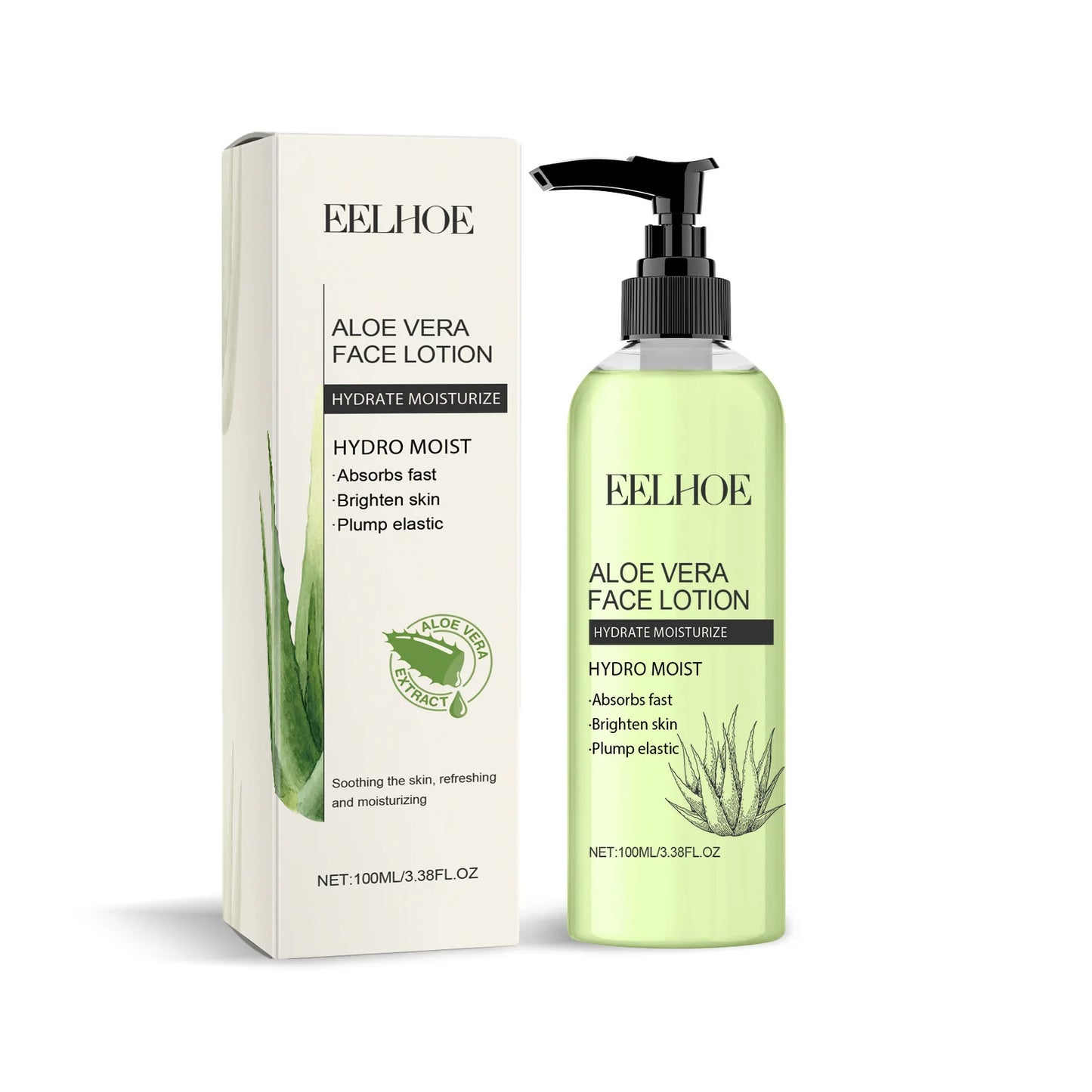 EELHOE Aloe Skin Care Kit – Hyaluronic Acid Face Moisturizer