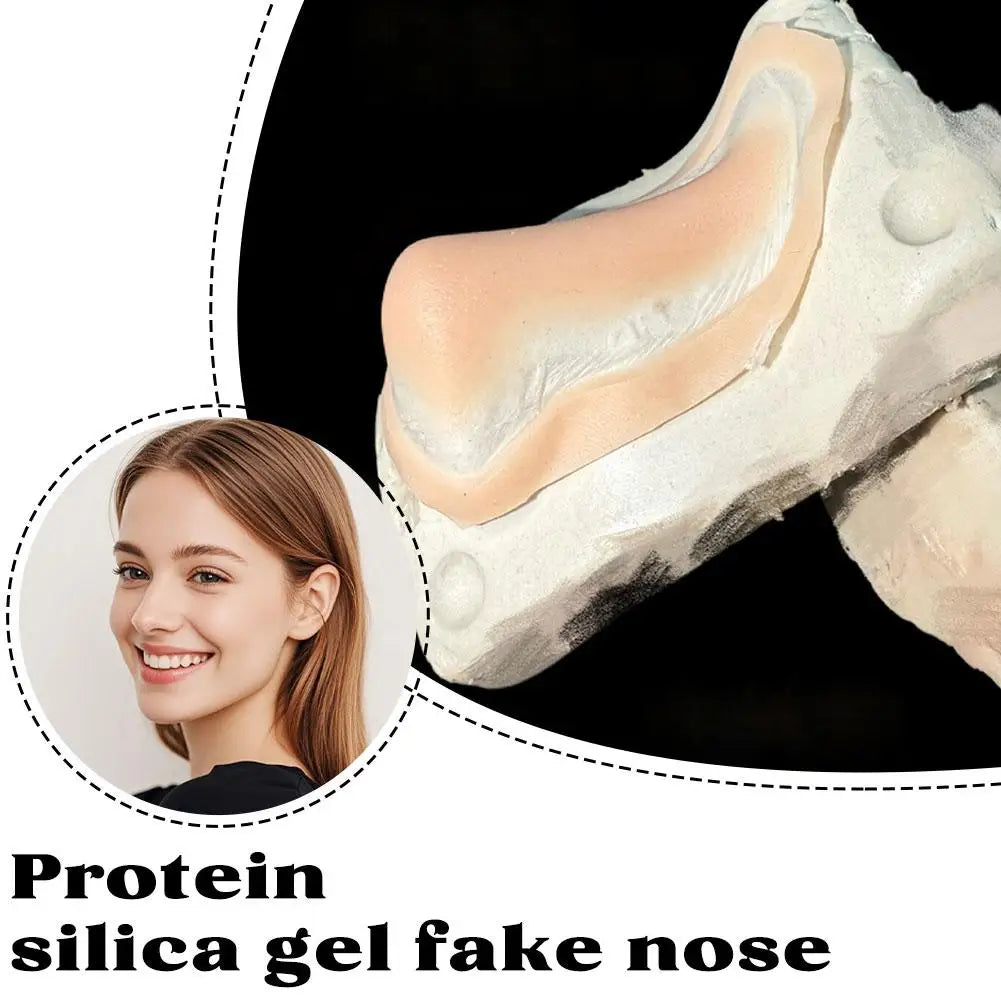Silicone Fake Nose & Chin Prosthetic – Cosplay & SFX Kit