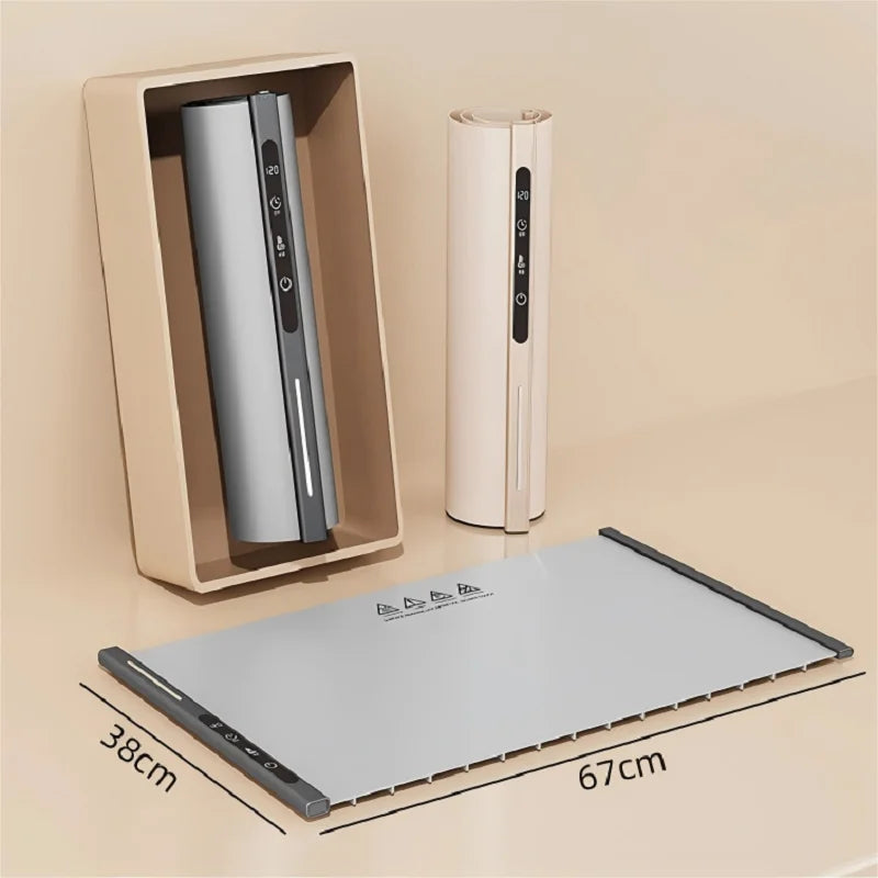 HOMEFISH Electric Food Warming Tray | 3 Temp Settings, Foldable Electric Food Warmer Peaceful Pleasures Health and Wellness