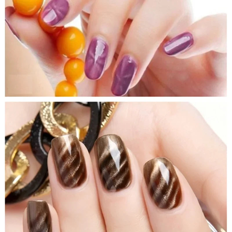 Magnetic Nail Art Stick 9D/5D Cat Magnetic Effect Strong Magnet Board Painting Gel Nail Gel Polish Varnish Tools Peaceful Pleasures Health and Wellness