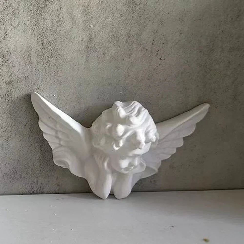 3D Angel Wings Silicone Mold – DIY Plaster, Resin & Cement Craft
