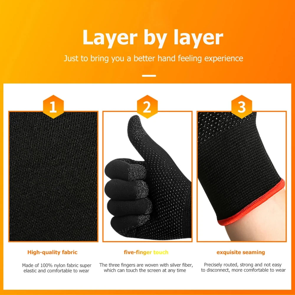 Sensitive Touch Finger Sleeve Game Controller Gaming Finger Gloves Game Finger Cover Fingertip Gloves Gaming Thumb Sleeve Peaceful Pleasures Health and Wellness