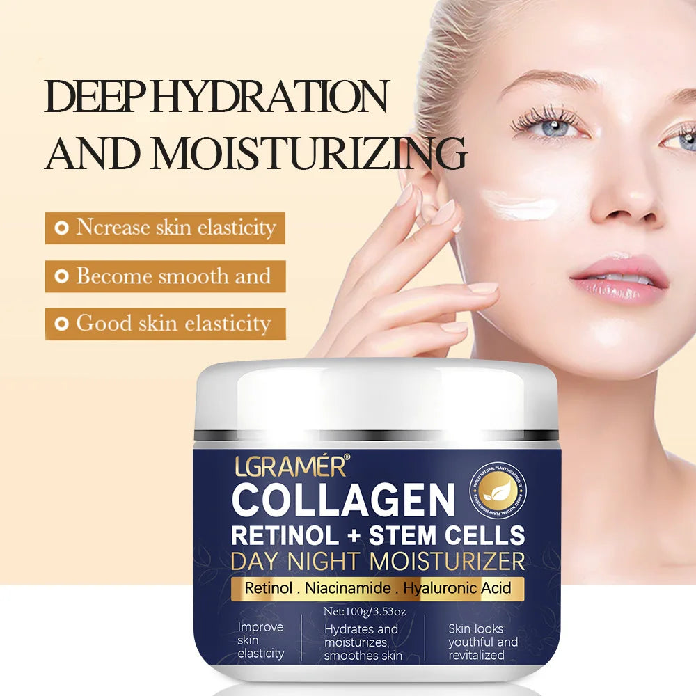 Retinol Lifting & Firming Face Cream – Collagen & Hyaluronic Acid Peaceful Pleasures Health and Wellness