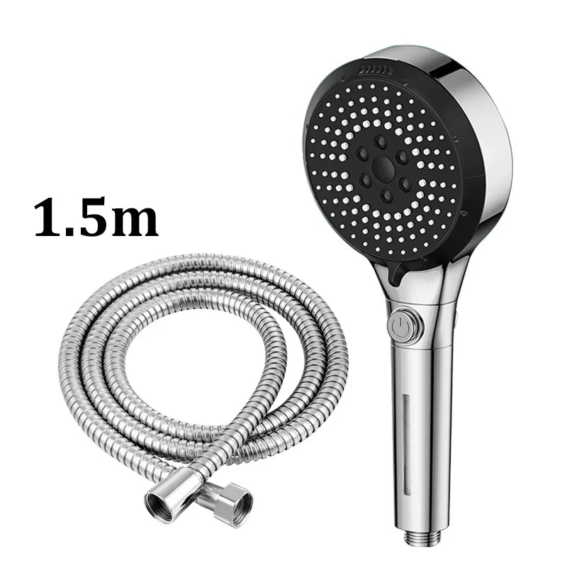 6-Mode Filtered Handheld Shower Head Set with 1.5m Hose