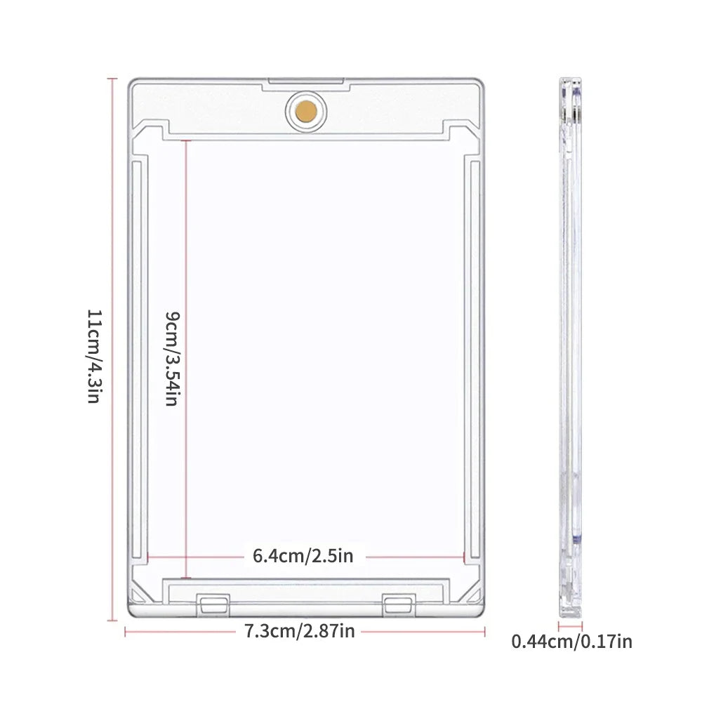 Clear Magnetic Trading Card Display Case | Kpop & Game Cards