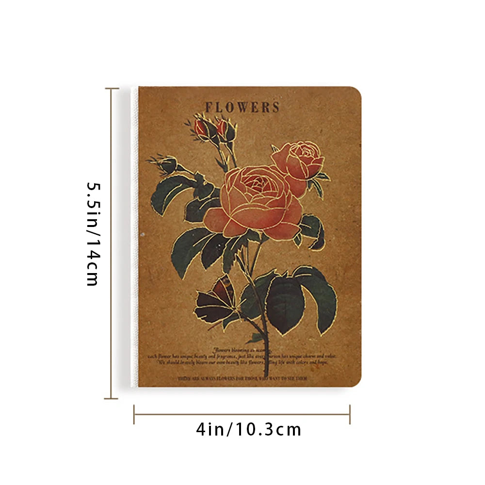 Vintage A6 Art Handbooks 104 Sheets Thickened High-value Notebook