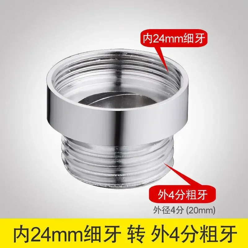Brass Faucet Thread Coupler 1/2" to M16–M28 | Kitchen & Bath