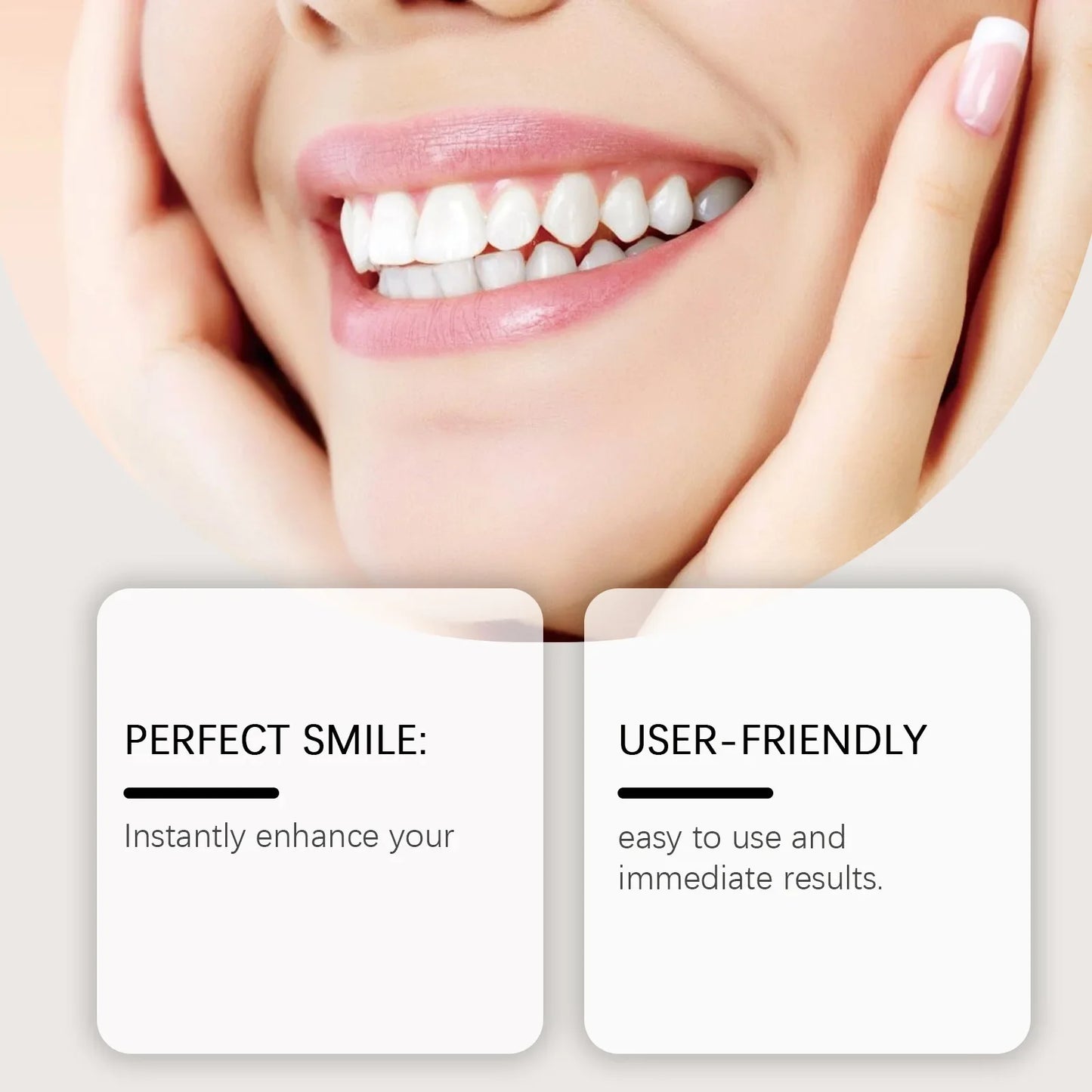 Oralhoe Adjustable Fake Teeth Veneer Kit – Upper & Lower Dentures