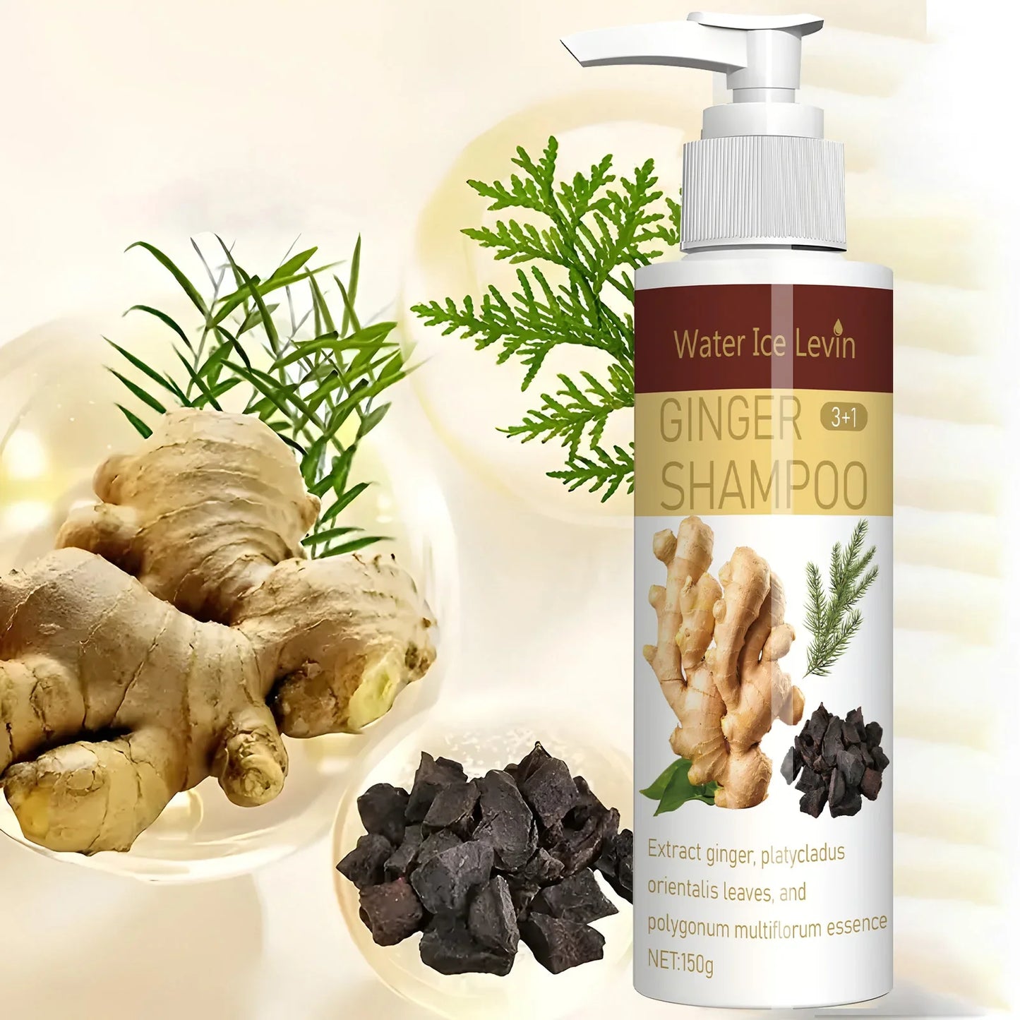 Ginger Regrowth Shampoo – Anti Hair Loss, Dandruff & Oil Control