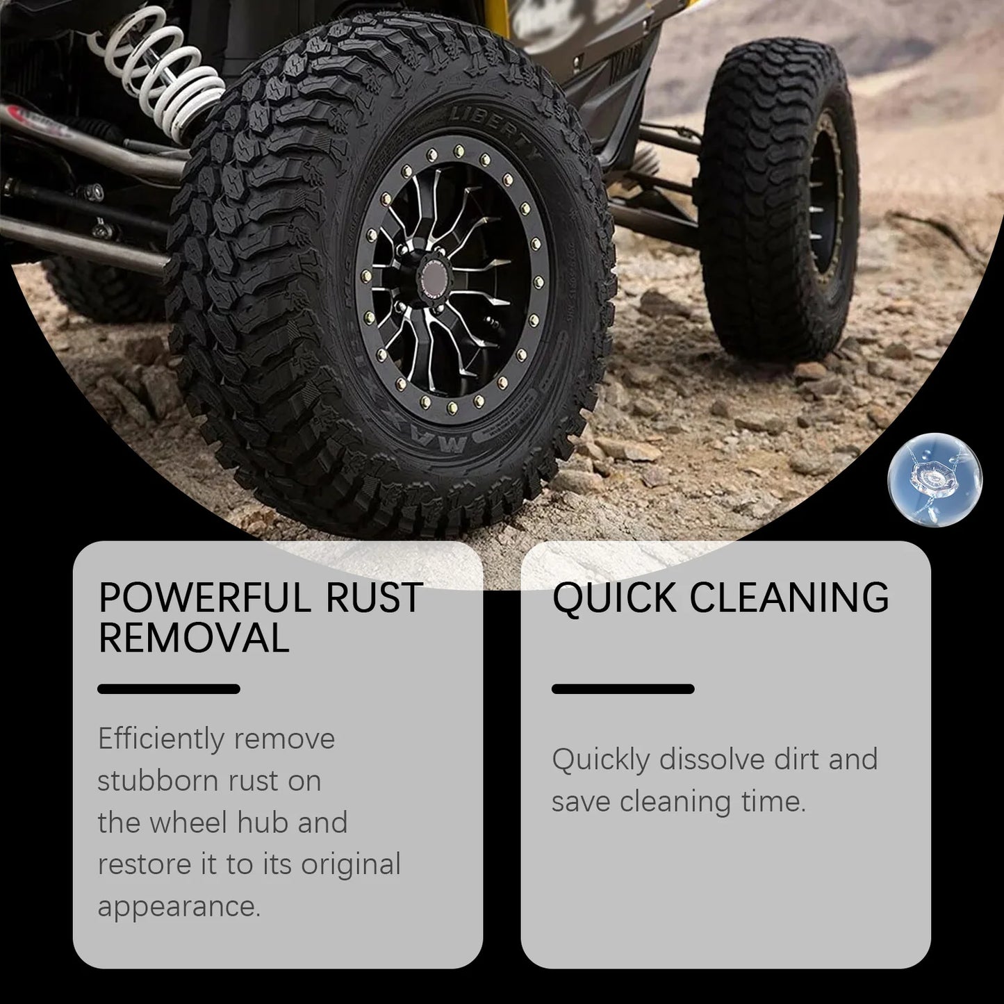 Homonth Rust Remover Spray – Car Iron & Brake Dust Cleaner