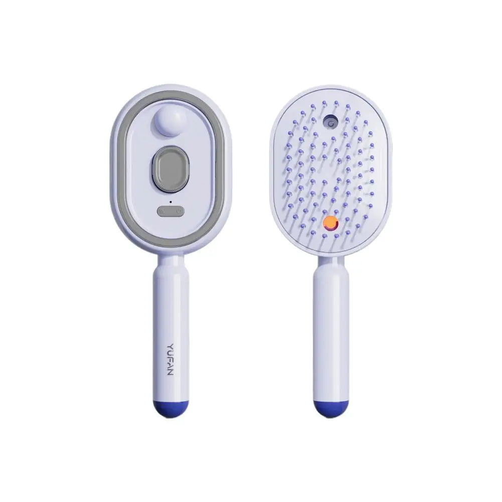 Hair Care Air Bag Spray Massage Comb Scalp Massage Hairbrush Essential Oil Atomization Deeply Nourishes Hair Roots Peaceful Pleasures Health and Wellness purple