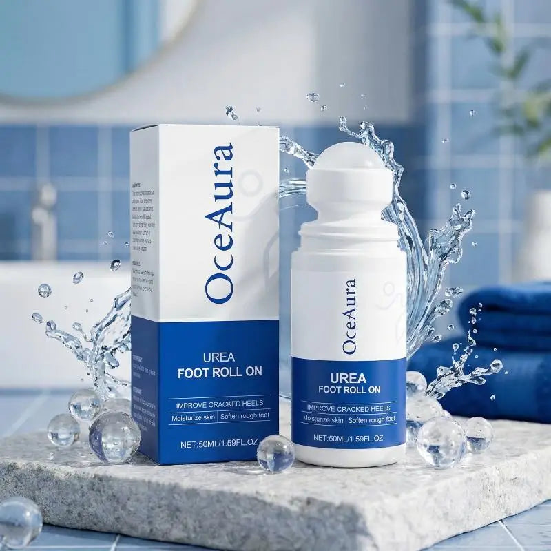OceAura Hydrating Soothing Cream With Vitamin E Foot Moisturizing Roller Ball Cream For Cracked Heels Non Greasy Gentle Peaceful Pleasures Health and Wellness