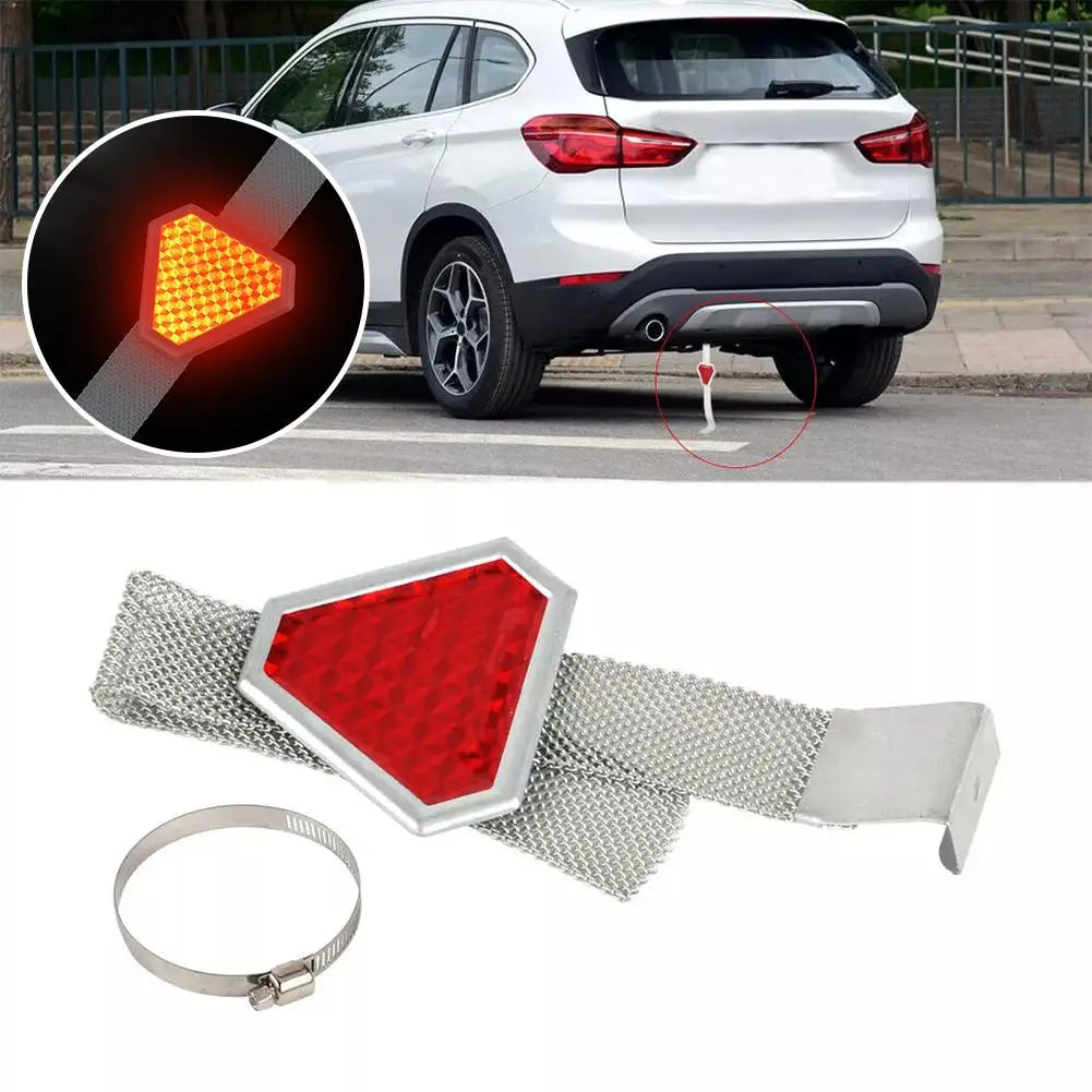 Car Static Eliminator Static strip With Small Triangular Reflective Metal Strip Car Anti-static Grounding Strip Peaceful Pleasures Health and Wellness