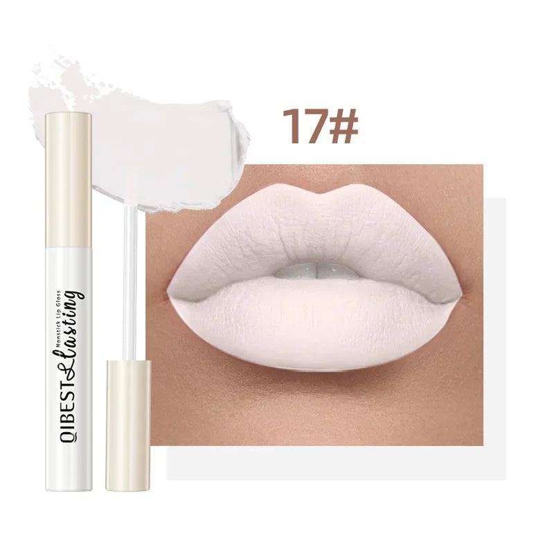 24-Color Matte Liquid Lipstick – Waterproof Velvet Lip Gloss Set