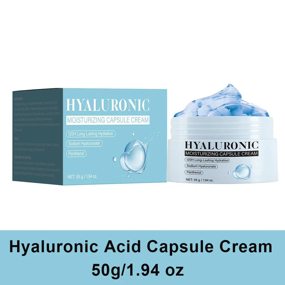 PDRN Capsule Cream 100, Hydrating Face Moisturizer with 100,000ppm PDRN, Hyaluronic Acid, 9 Peptides, Firming & Nourishing Cream Peaceful Pleasures Health and Wellness 50g